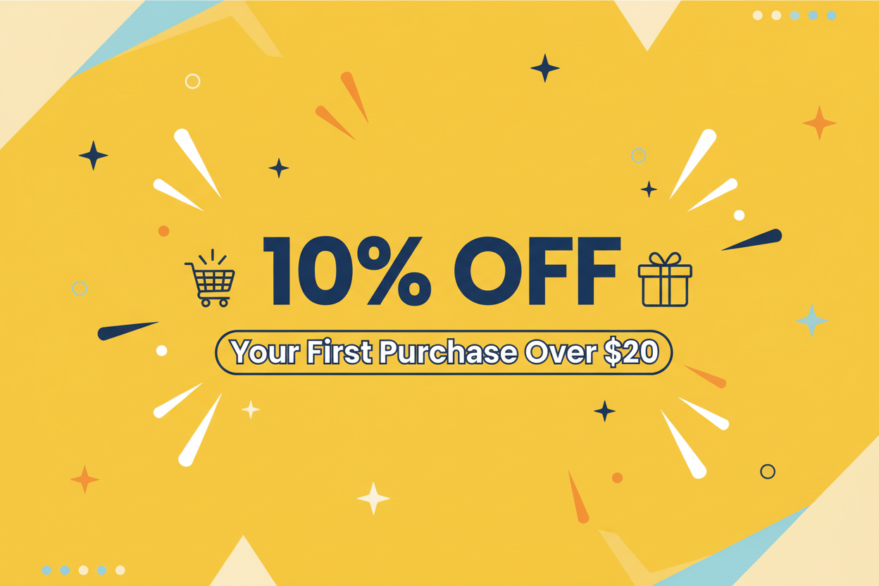 🎉 First-Time Buyer Special – Save 10% on Your First Order