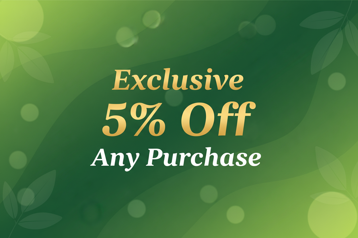 📧 Exclusive 5% Off for Email Subscribers