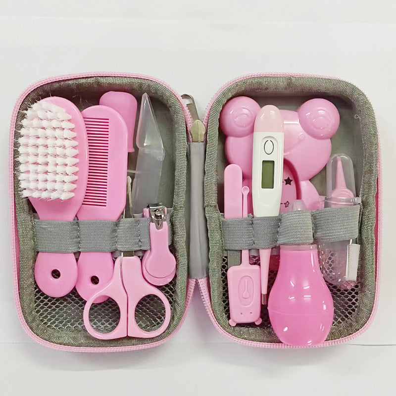 13-Piece Baby Grooming Kit – Portable Nail Care & Hygiene Set for Kids