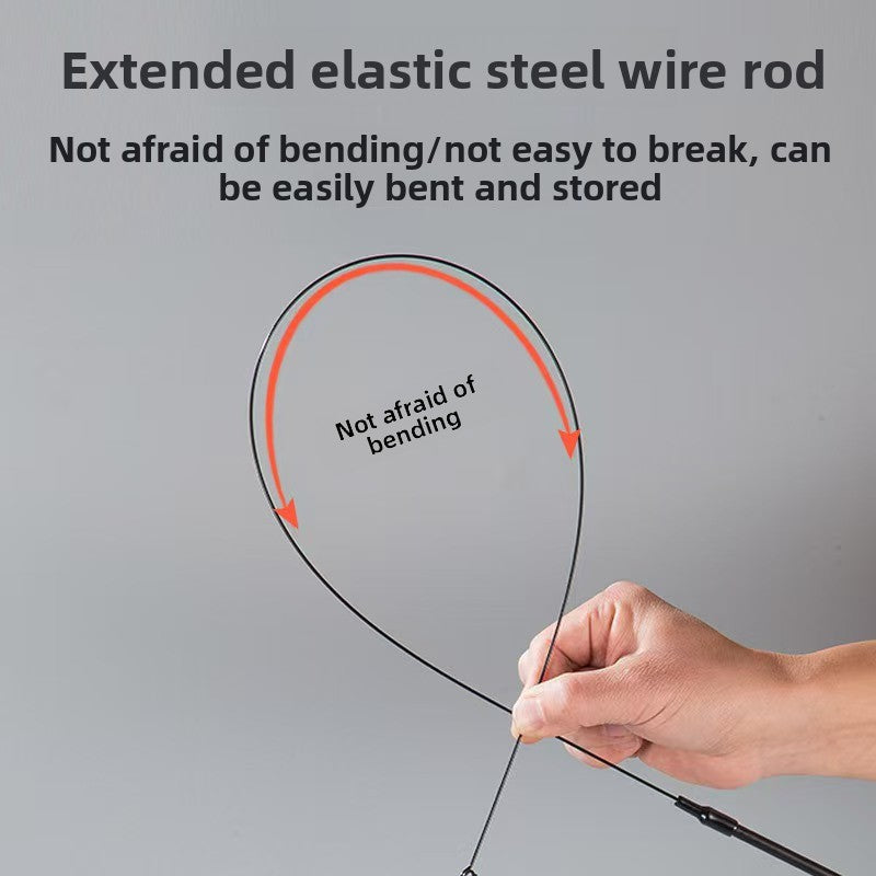 Extended Steel Wire Suction Cup Cat Teaser Wand