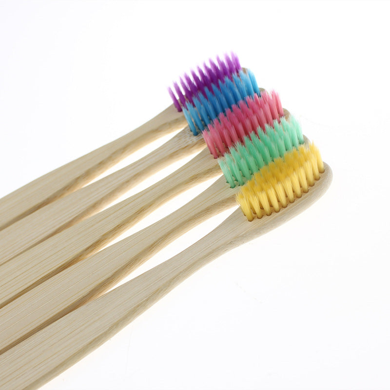 Bamboo Toothbrush – Eco-Friendly Soft Bristle Biodegradable Toothbrush