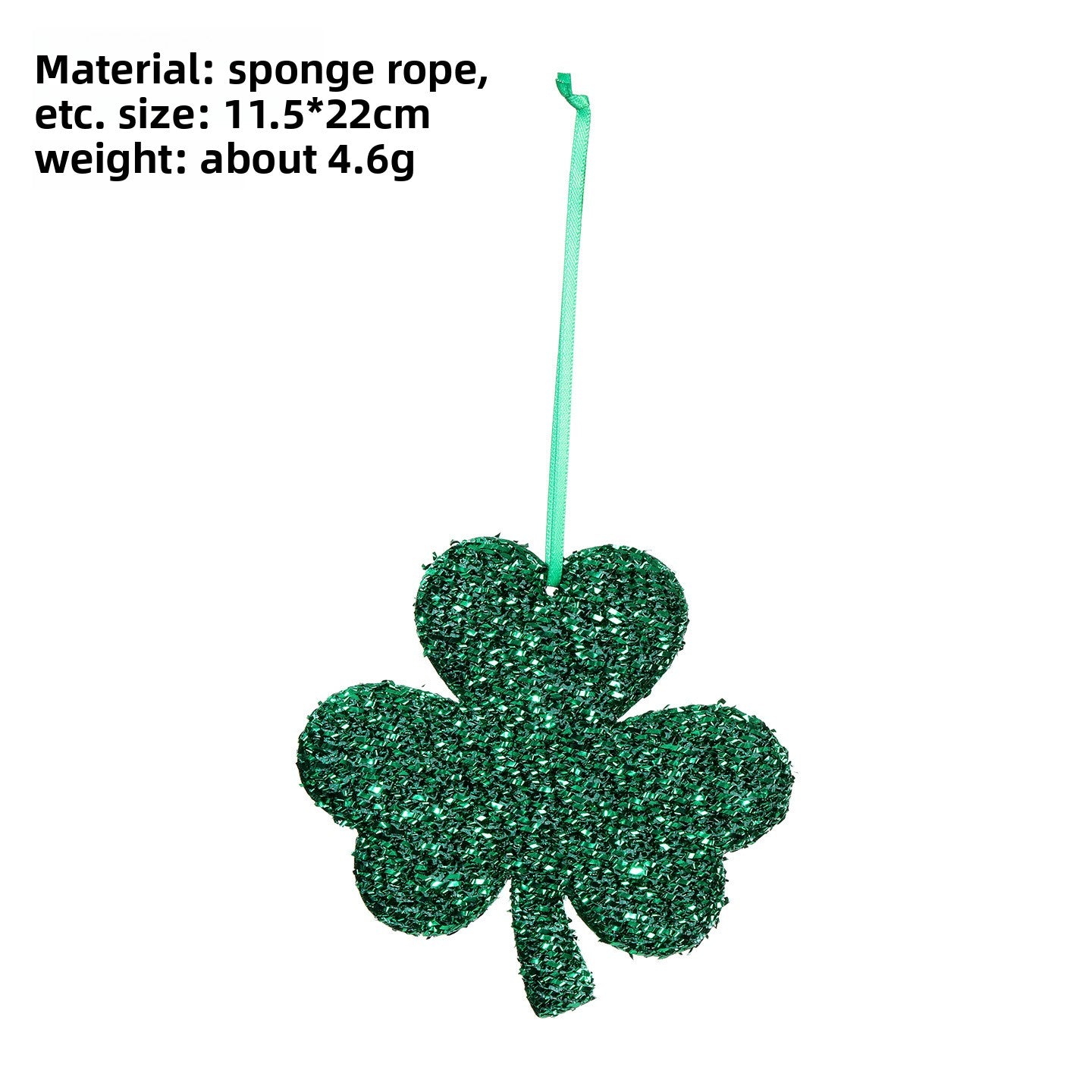 St. Patrick’s Day Clover Hanging Decoration – Festive Holiday Party Pendant