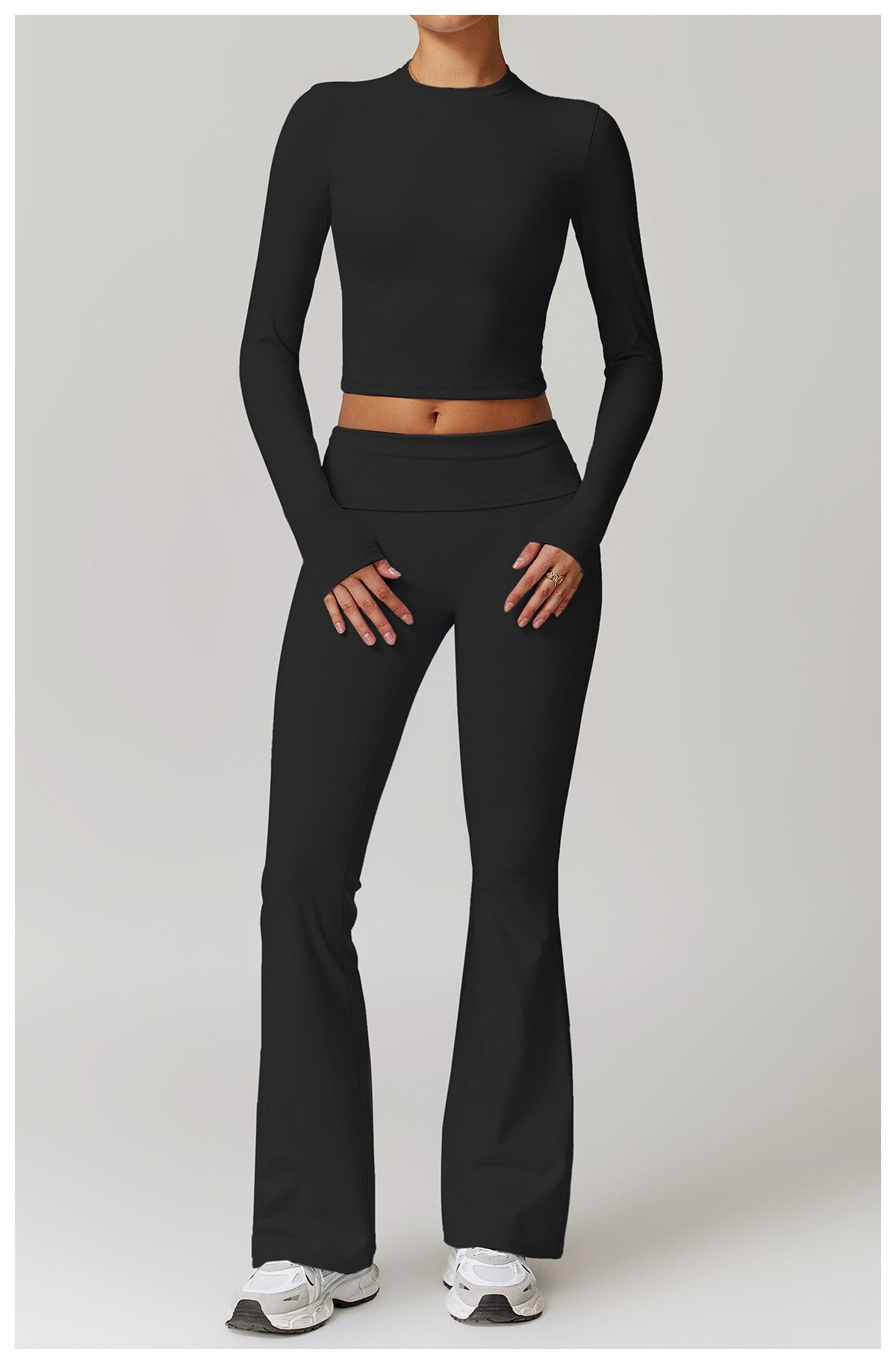 Slim Fit Long Sleeve Activewear Set