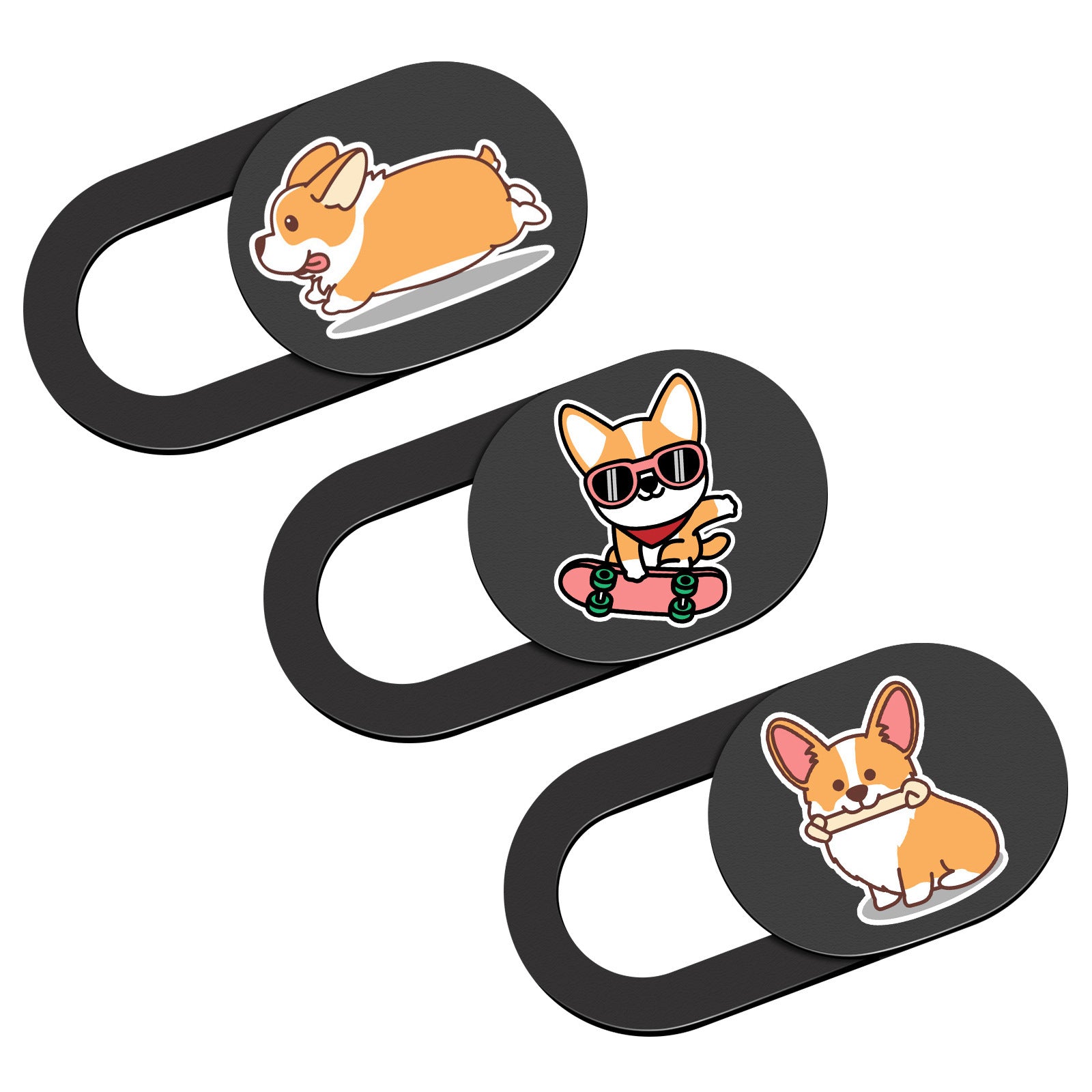 Sliding Webcam Cover (3-Pack)