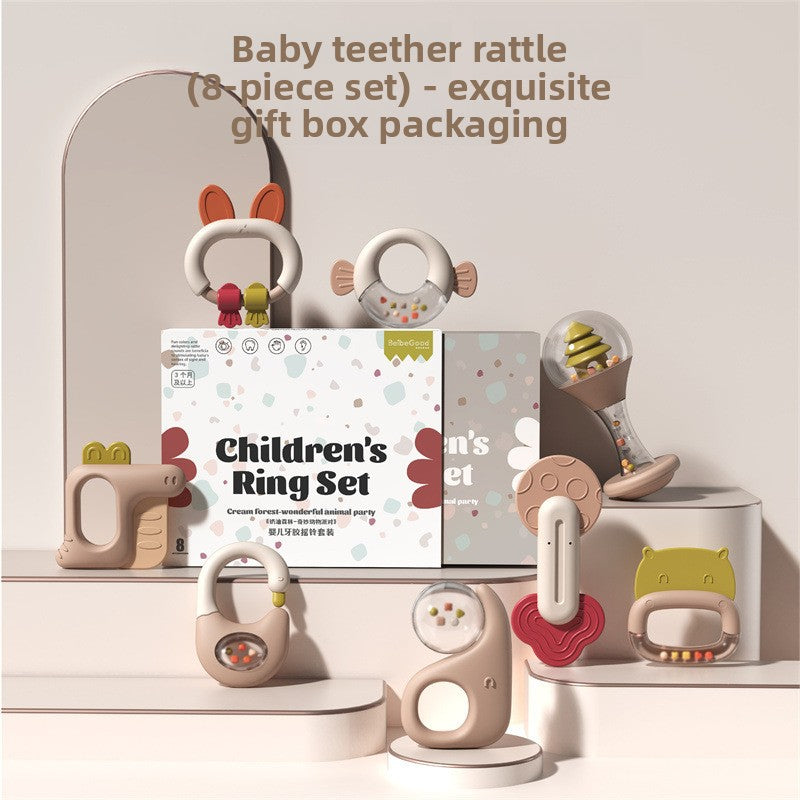 Baby Rattle Teether Set – Safe, Educational & Gift-Ready (0–3 Years)