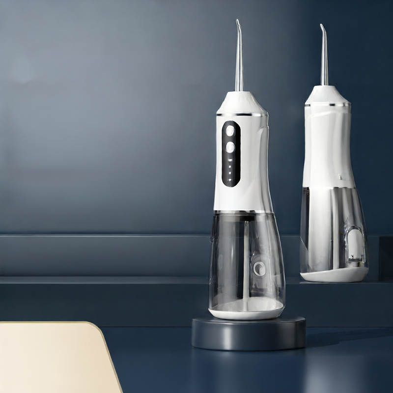 Portable Electric Dental Irrigator – Waterproof Cordless Water Flosser (300–400ml)