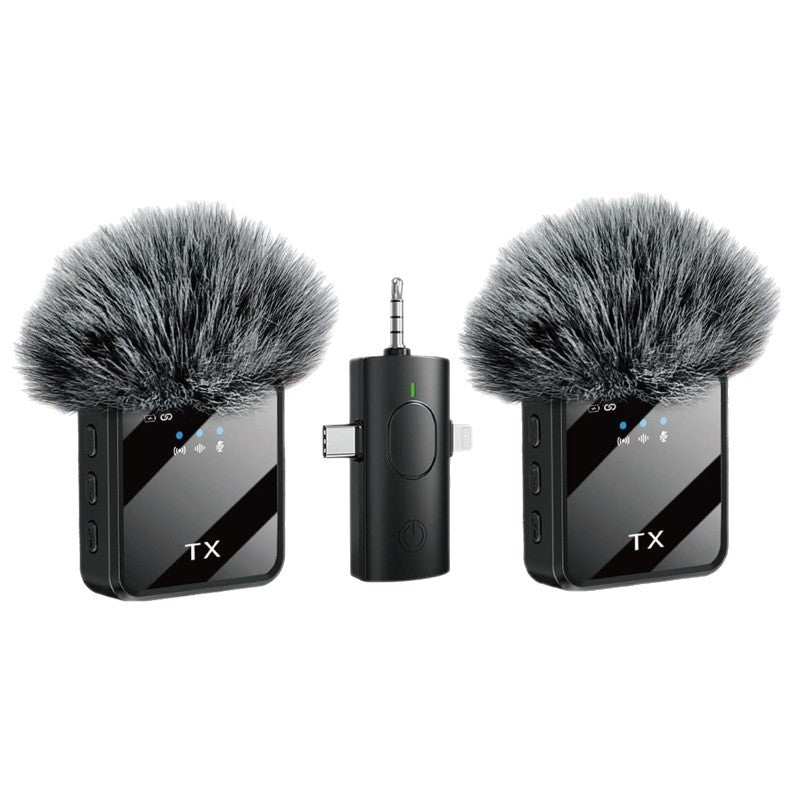 Wireless Bluetooth Microphone – Portable Noise Reduction Mic for Streaming, Recording & Video