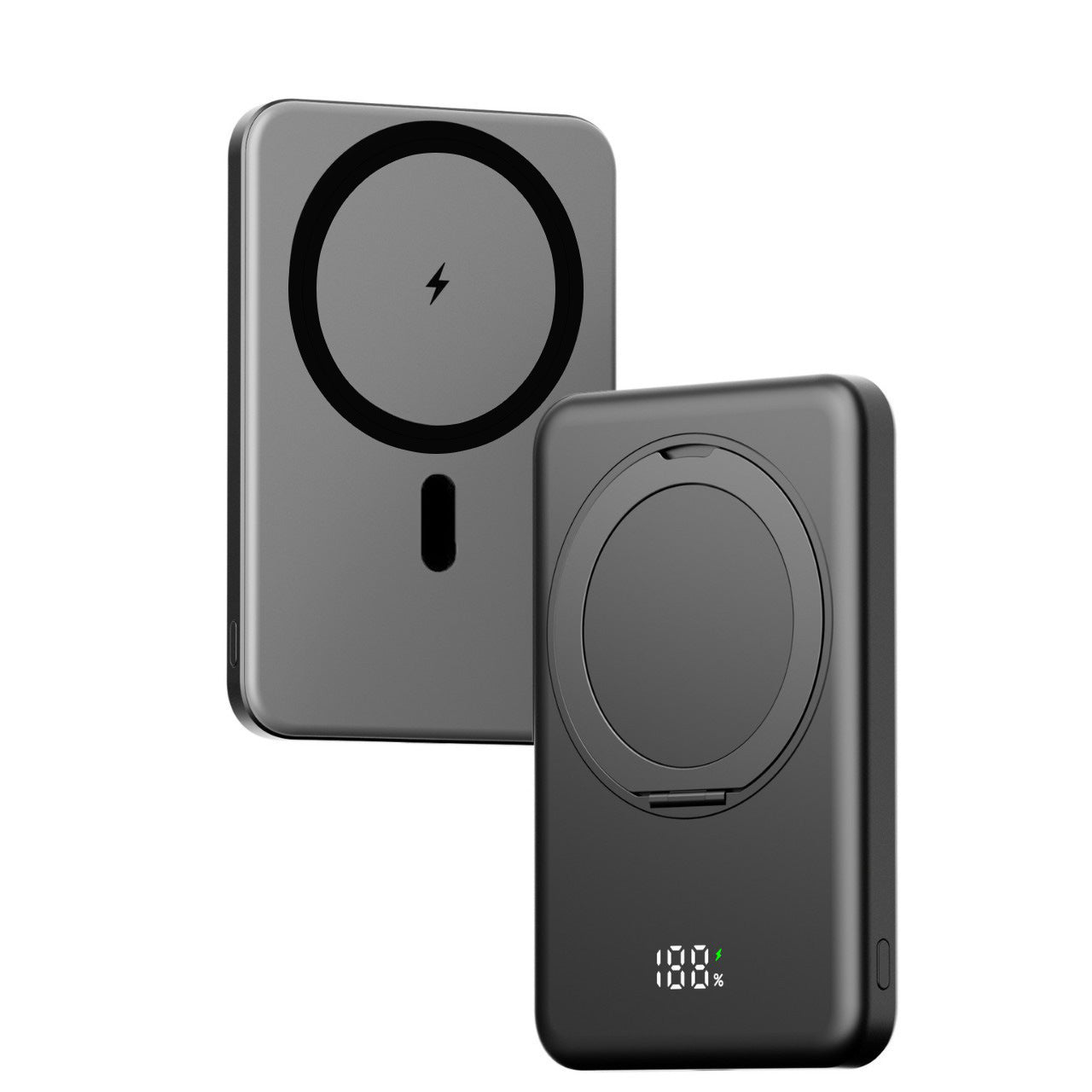 Magnetic Wireless Power Bank – 10,000mAh Fast Charging Portable Charger with Stand