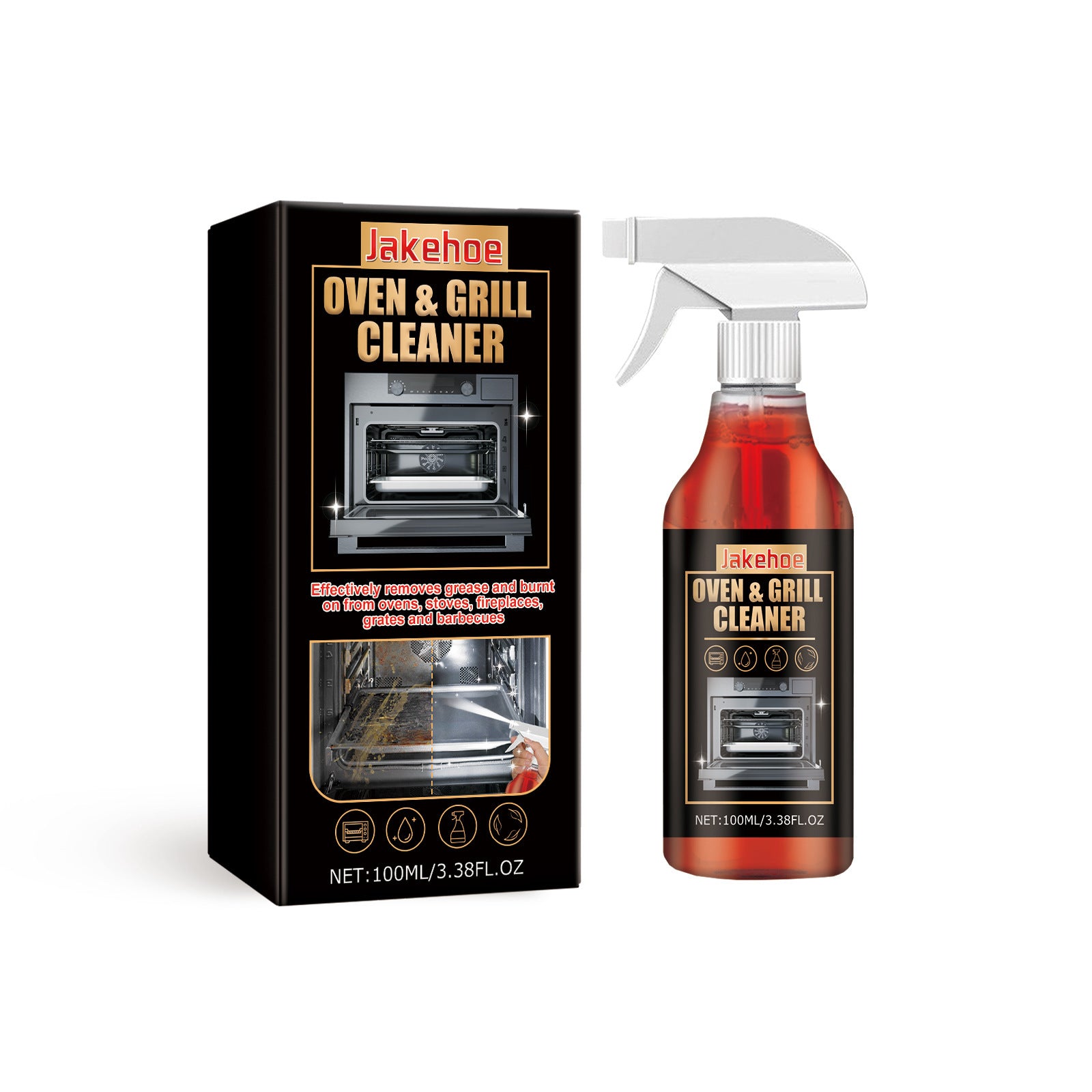 Oven & Grill Cleaner – Powerful Degreasing Spray