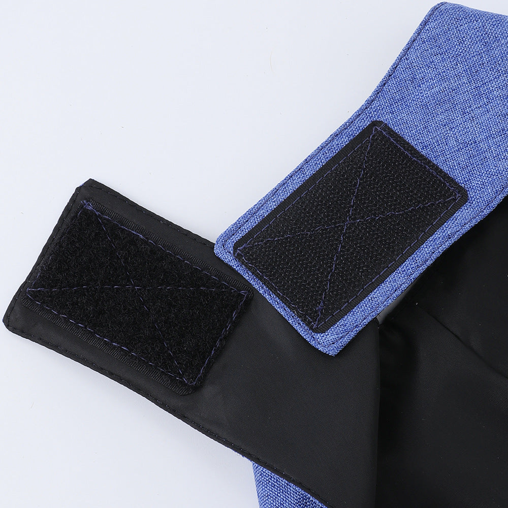 Dog Bow Tie Scarf – Elegant Flax Pet Bandana with Absorbent Design