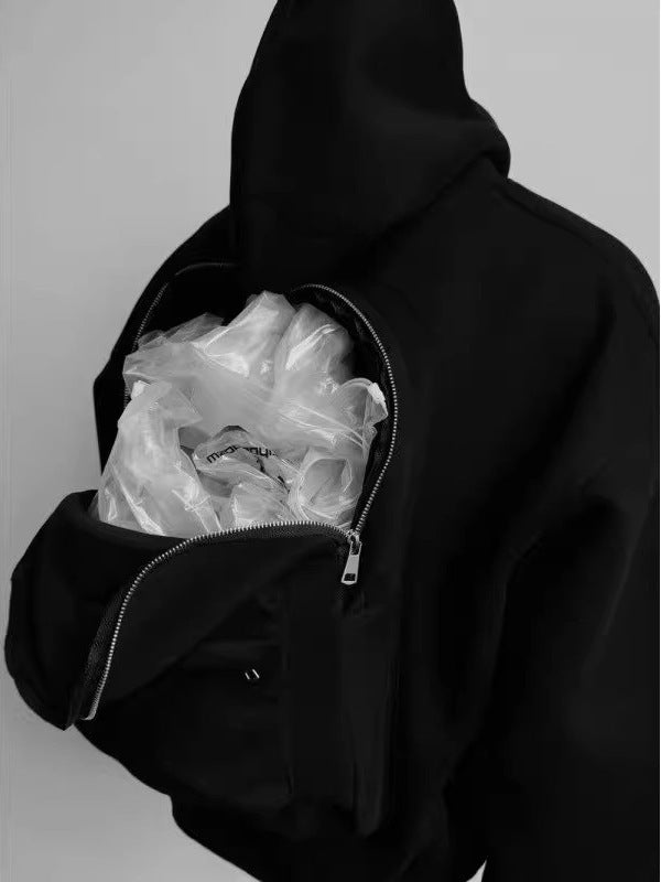 Heavyweight Hooded Sweatshirt – Boxy Loose-Fit Pullover
