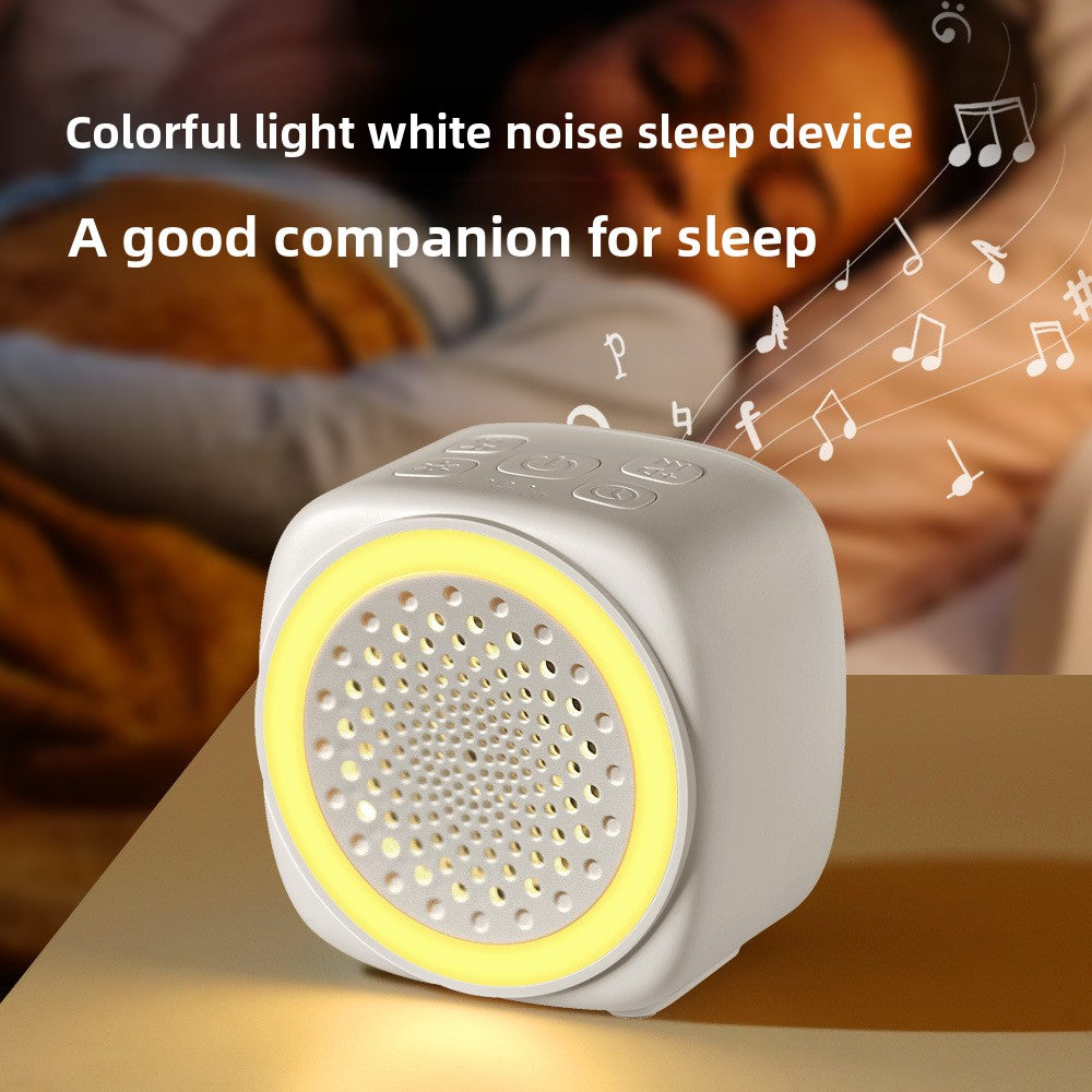 White Noise Sleep Machine with Night Light – Portable Rechargeable Sound Machine for Babies & Adults