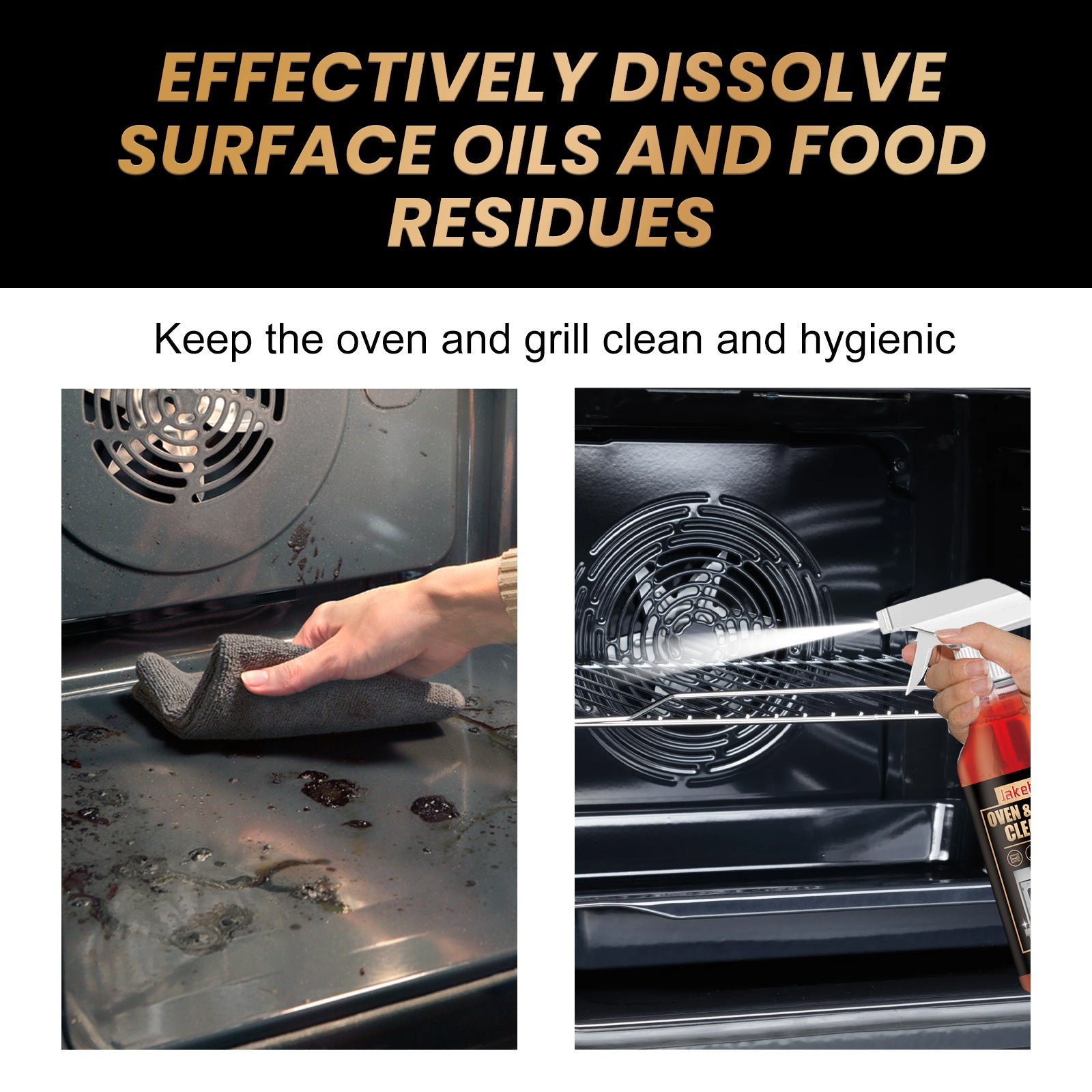 Oven & Grill Cleaner – Powerful Degreasing Spray