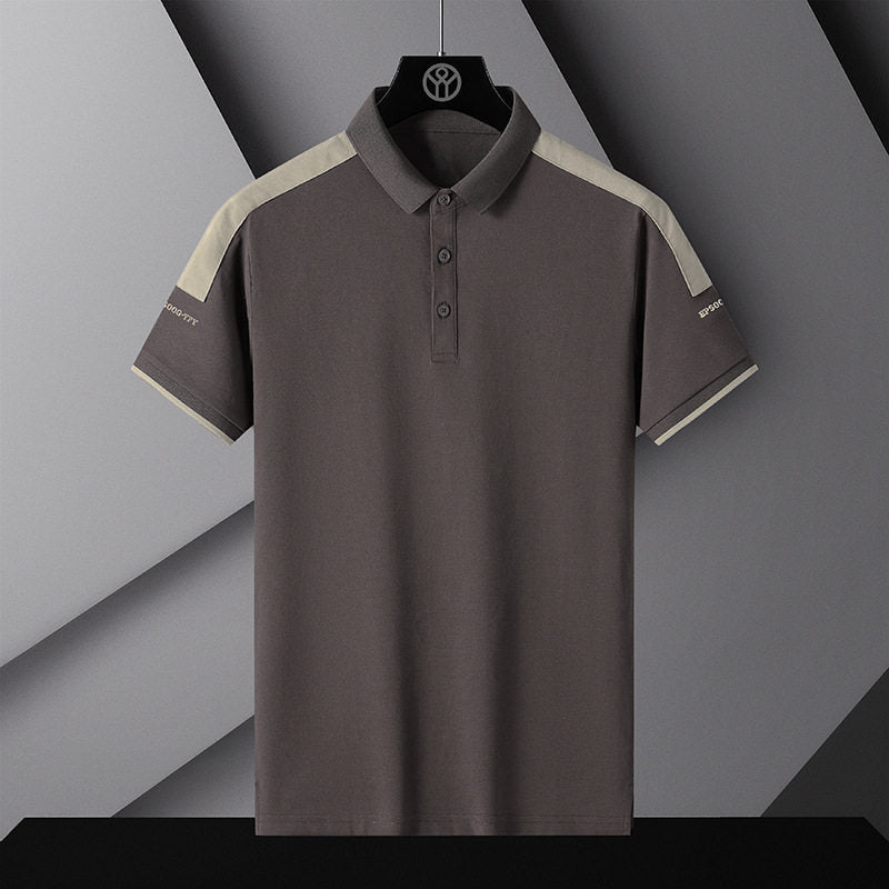 Men’s Slim Fit Cotton Blend Polo Shirt – Lightweight Short Sleeve Summer Top