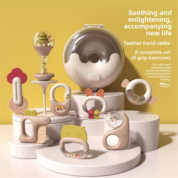 Baby Rattle Teether Set – Safe, Educational & Gift-Ready (0–3 Years)