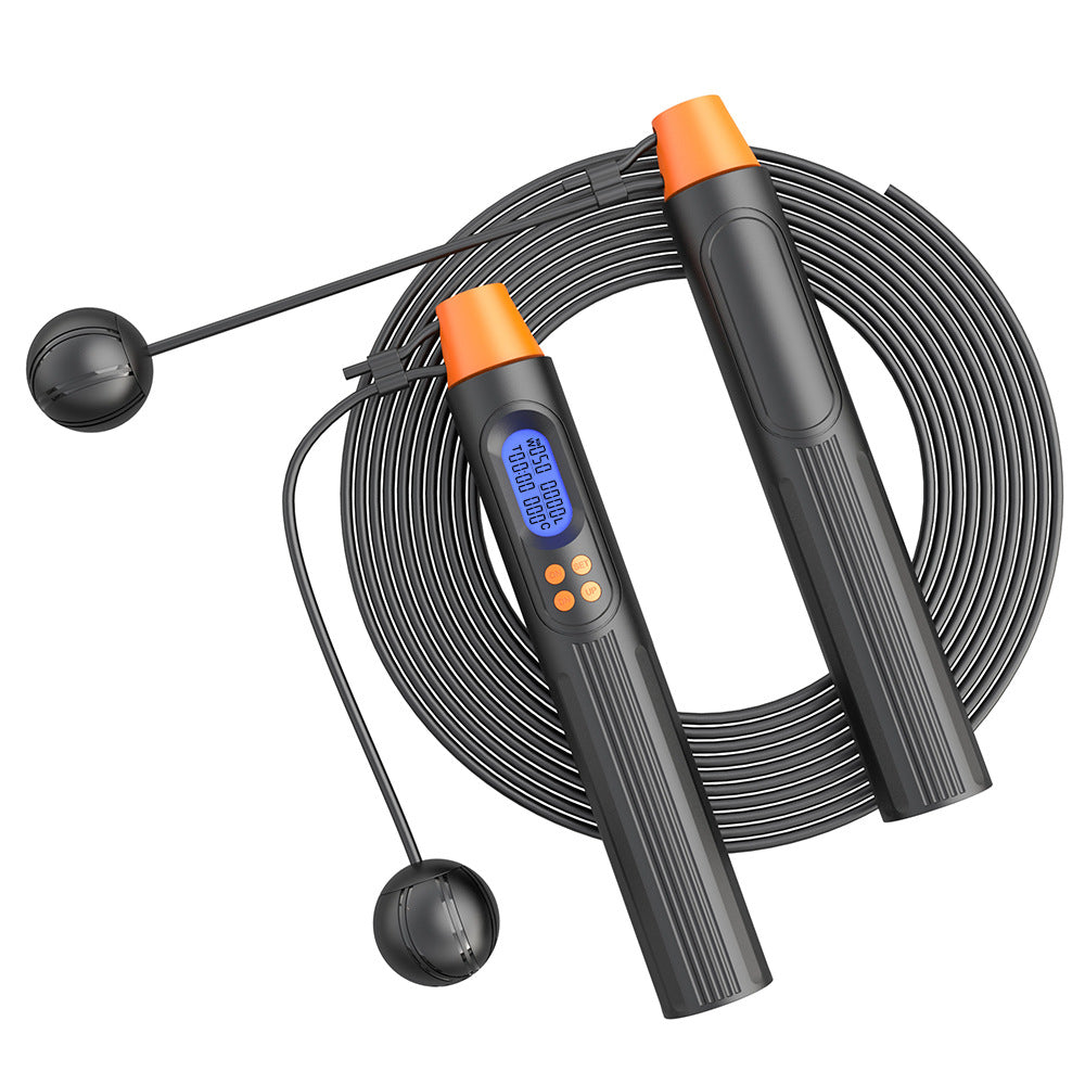 Smart Digital Jump Rope – Cordless Weighted Skipping Rope with LCD Counter & Memory Function