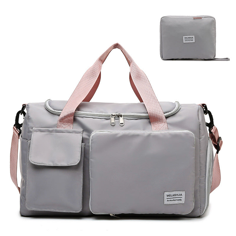 Waterproof Gym & Travel Duffel Bag – Wet Dry Separation with Shoe Compartment