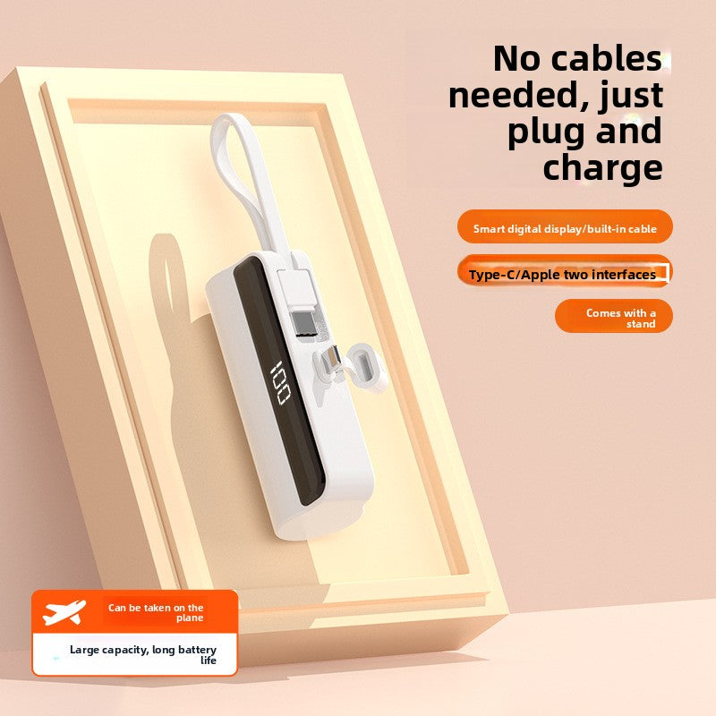 Mini Capsule Power Bank – 20W Fast Charging Portable Battery