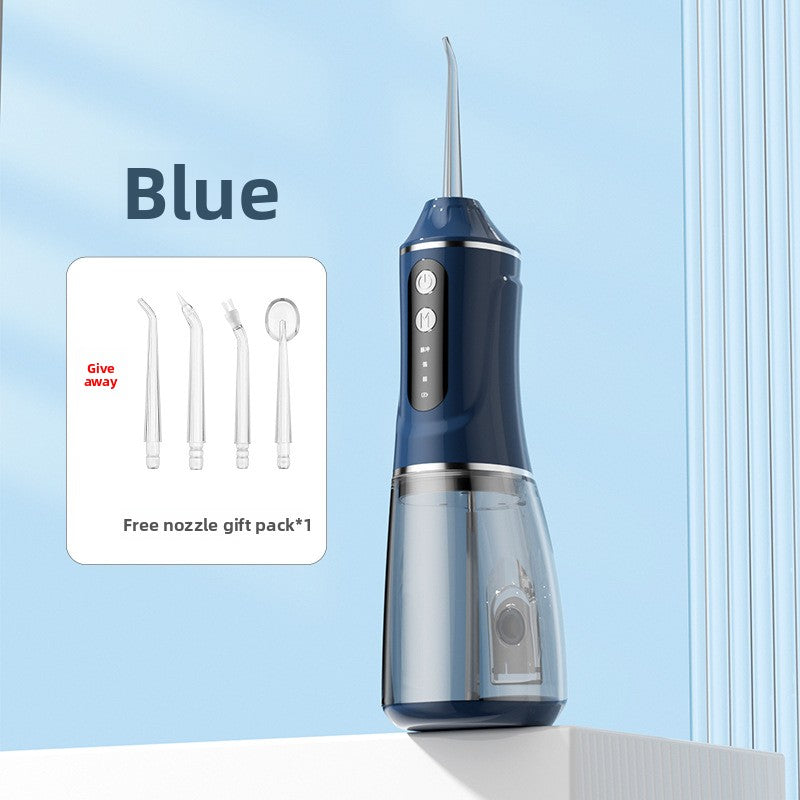 Portable Electric Dental Irrigator – Waterproof Cordless Water Flosser (300–400ml)