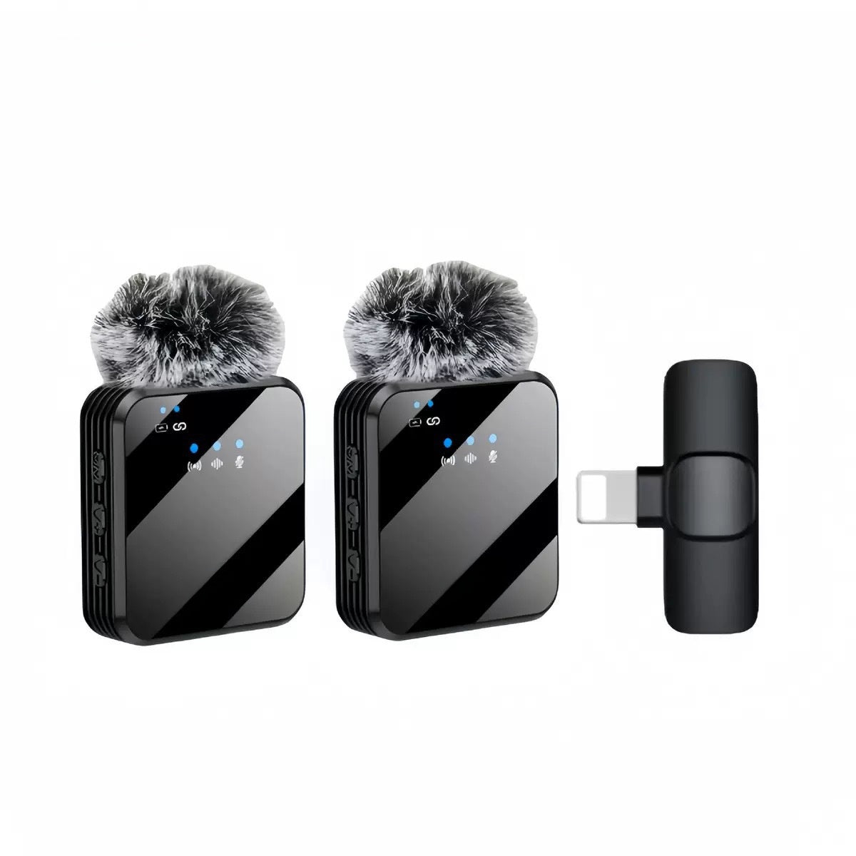 Wireless Bluetooth Microphone – Portable Noise Reduction Mic for Streaming, Recording & Video