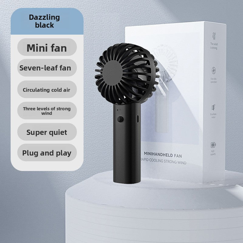 Mini Portable Fan – USB Rechargeable Pocket Cooling Fan