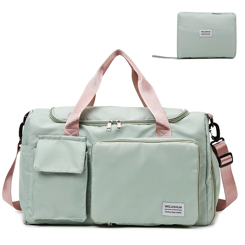 Waterproof Gym & Travel Duffel Bag – Wet Dry Separation with Shoe Compartment