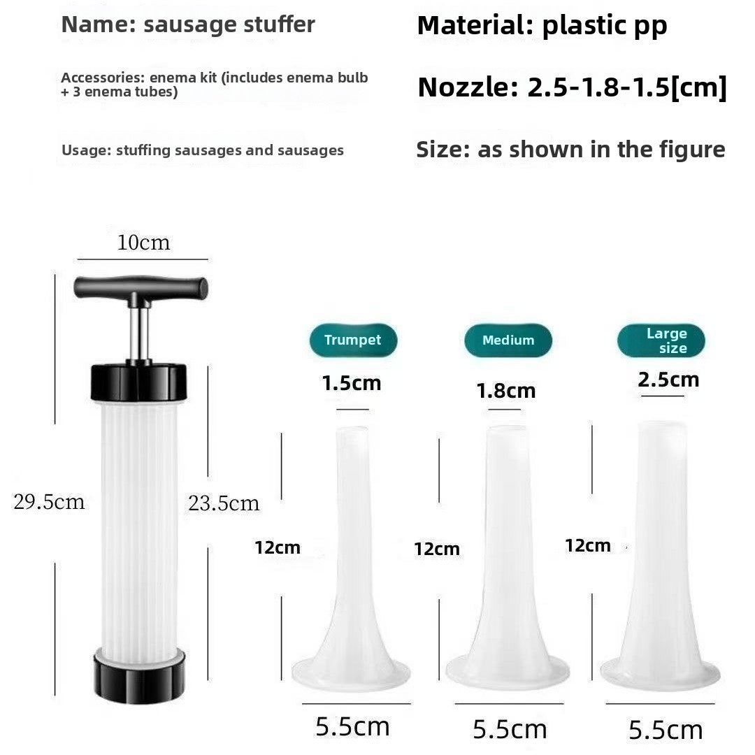 Manual Sausage Stuffer – Safe, Compact, and Versatile