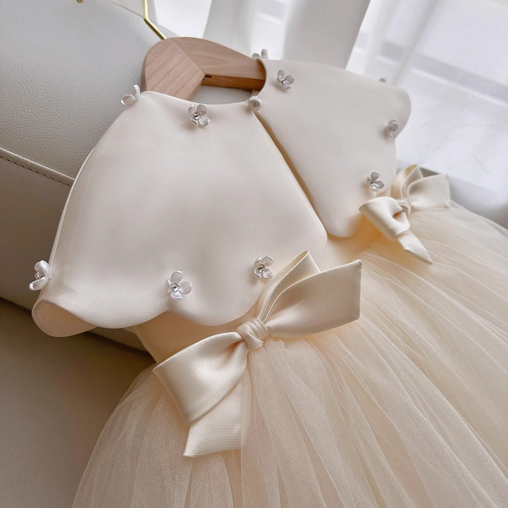 Girls Princess Tutu Dress with Elegant Shawl – Formal Party & Celebration Dress