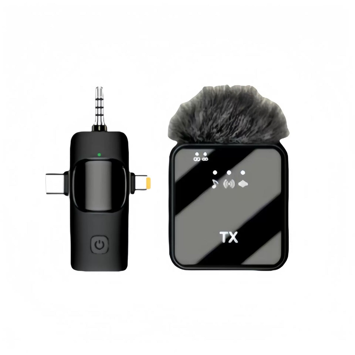 Wireless Bluetooth Microphone – Portable Noise Reduction Mic for Streaming, Recording & Video