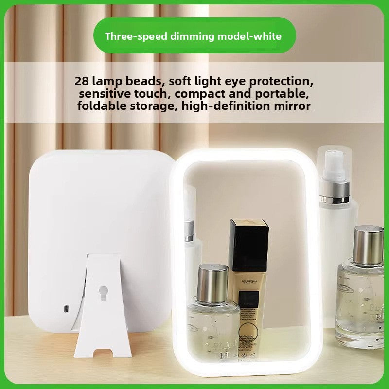 LED Foldable Makeup Mirror