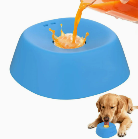 Slow Feeder Dog Bowl – Non-Slip Silicone Pet Feeding Bowl