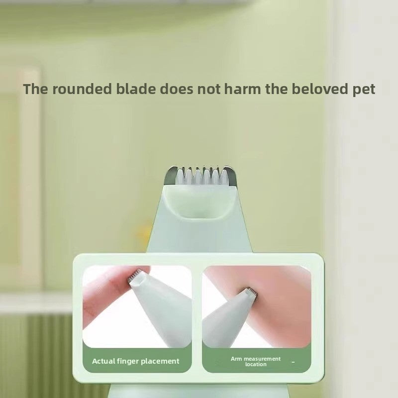 Rechargeable Pet Hair Clipper – Compact & LED-Equipped