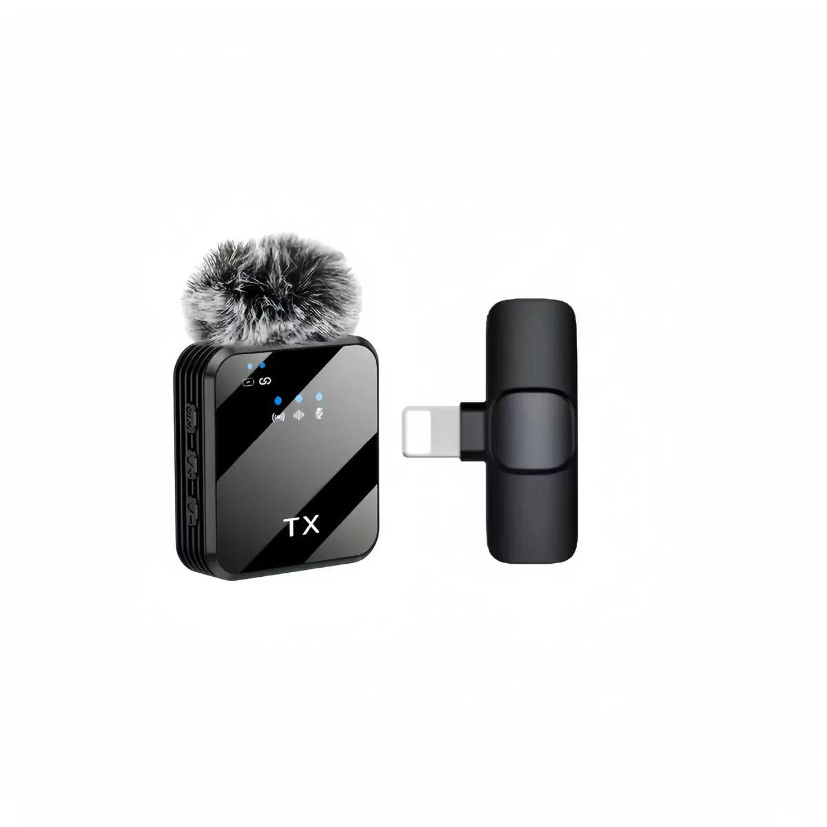 Wireless Bluetooth Microphone – Portable Noise Reduction Mic for Streaming, Recording & Video