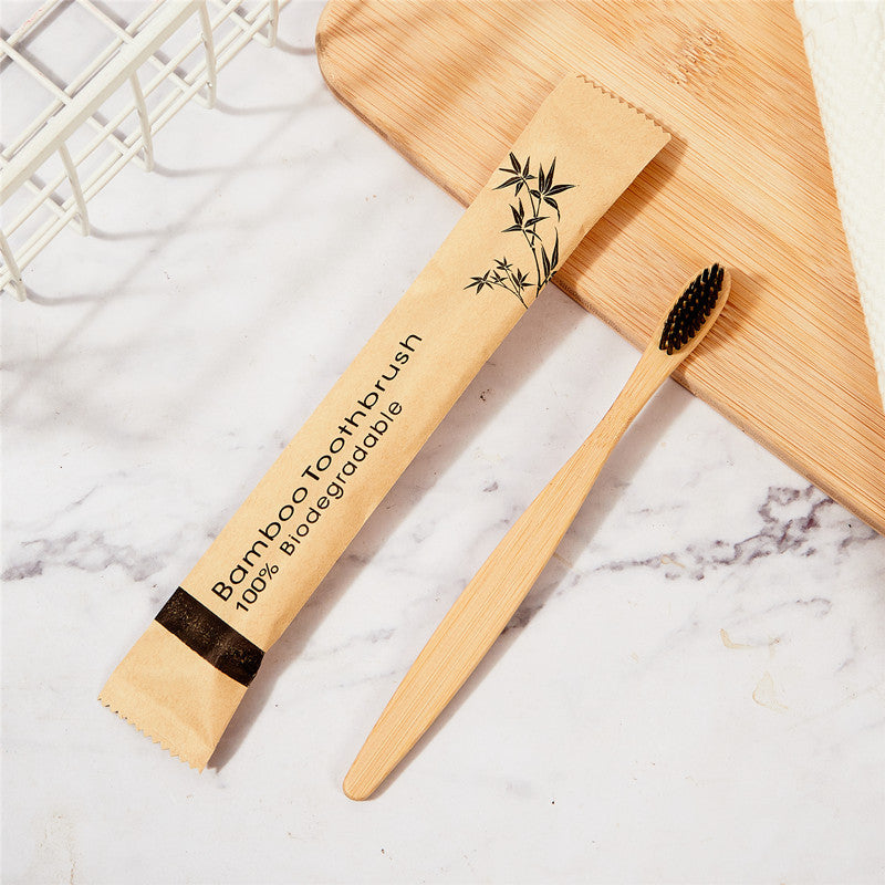 Bamboo Toothbrush – Eco-Friendly Soft Bristle Biodegradable Toothbrush