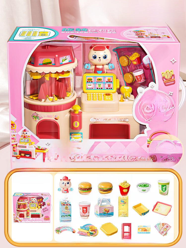Deluxe Kids Kitchen Play Set – 37.8in Interactive Cooking Toy