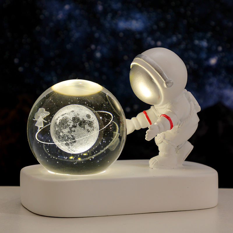 Astronaut Galaxy Projector Night Light – Starry Sky LED Lamp