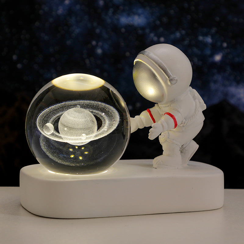 Astronaut Galaxy Projector Night Light – Starry Sky LED Lamp