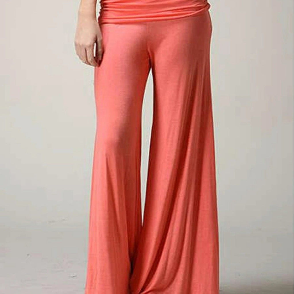 Glitter Wide Leg Yoga Pants – Loose Fit Flared Activewear