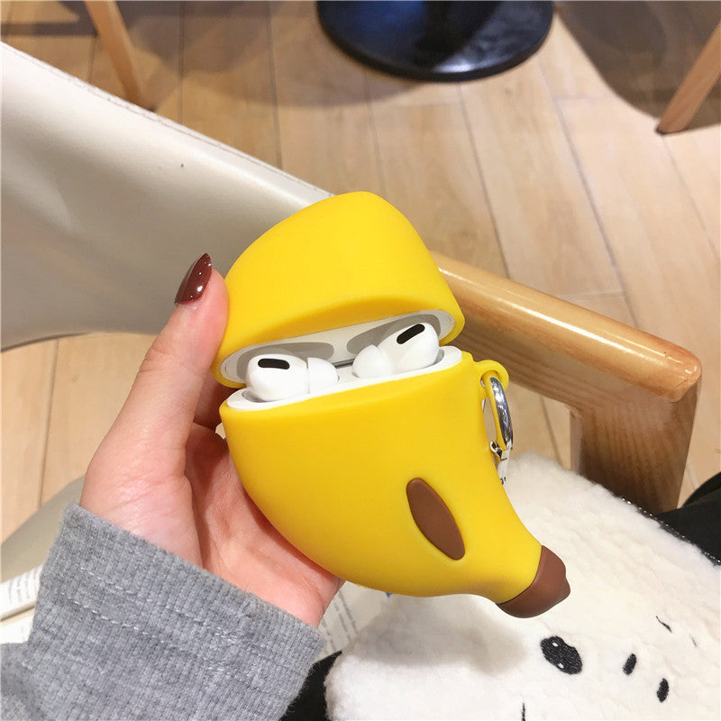 Banana AirPods Case – Cute Silicone Earbud Protective Cover