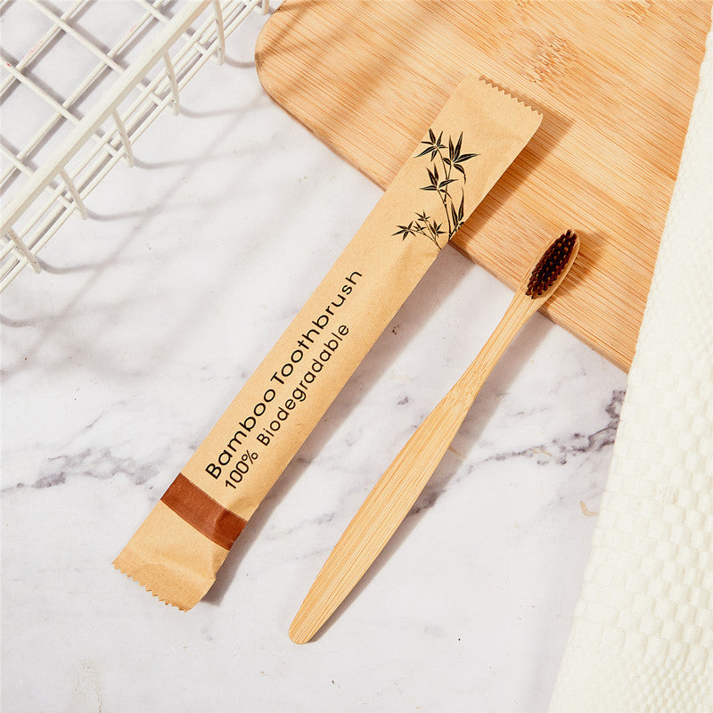 Bamboo Toothbrush – Eco-Friendly Soft Bristle Biodegradable Toothbrush