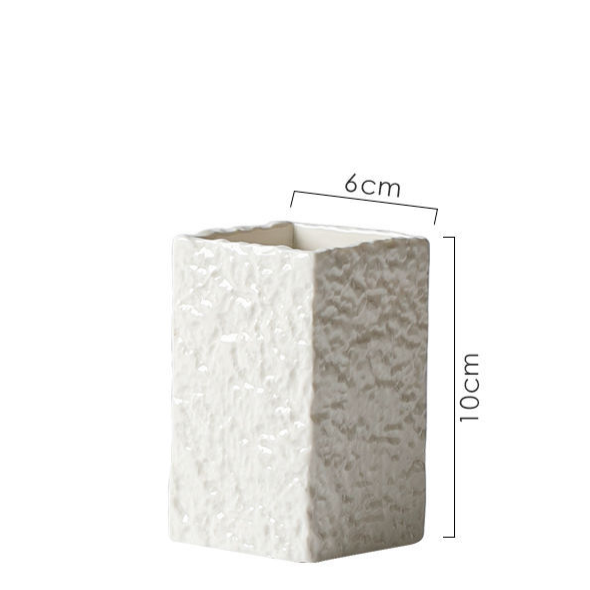 Ceramic Makeup Brush Holder – Modern Vanity Storage Cup