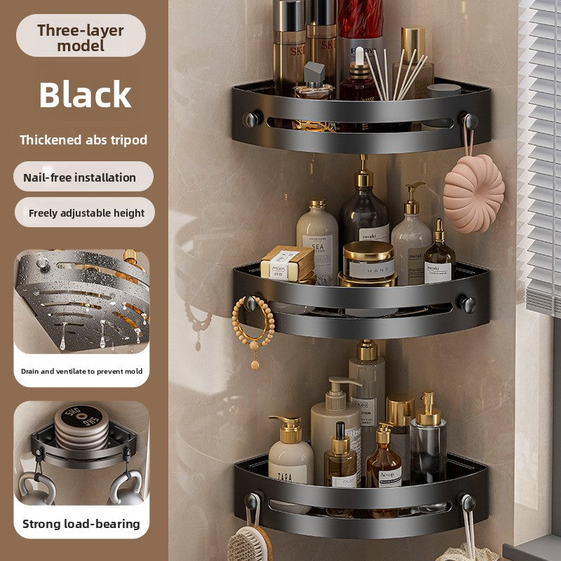 Bathroom Corner Shelf – No-Drill Multi-Layer Storage Rack