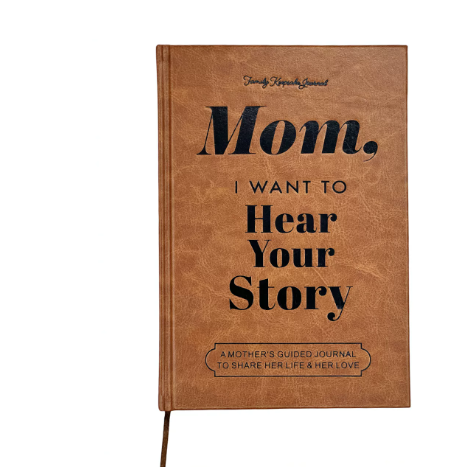 “Mom, I Want to Hear Your Story” Journal – Memory Keepsake Notebook