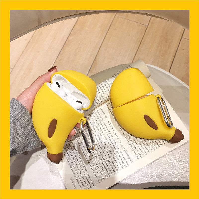 Banana AirPods Case – Cute Silicone Earbud Protective Cover