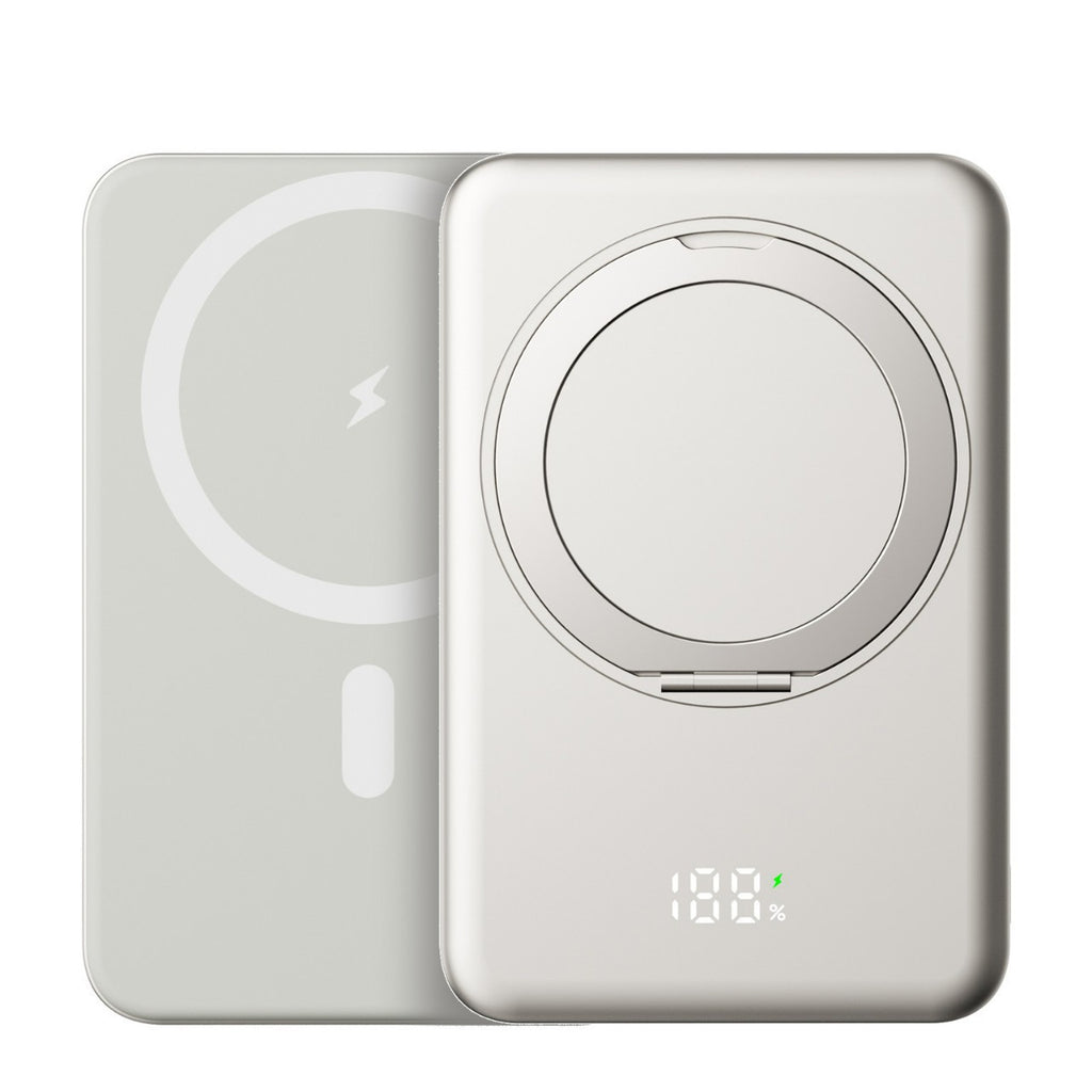 Magnetic Wireless Power Bank – 10,000mAh Fast Charging Portable Charger with Stand