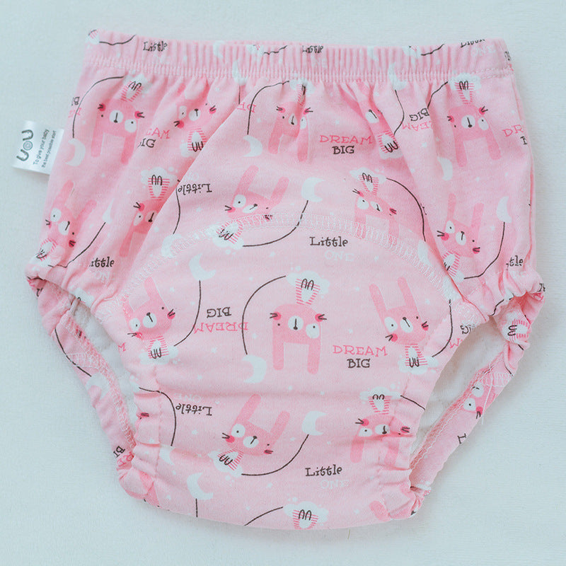 Reusable Cotton Training Pants – 6-Layer Washable Cloth Diaper for Toddlers (Ages 1–3)