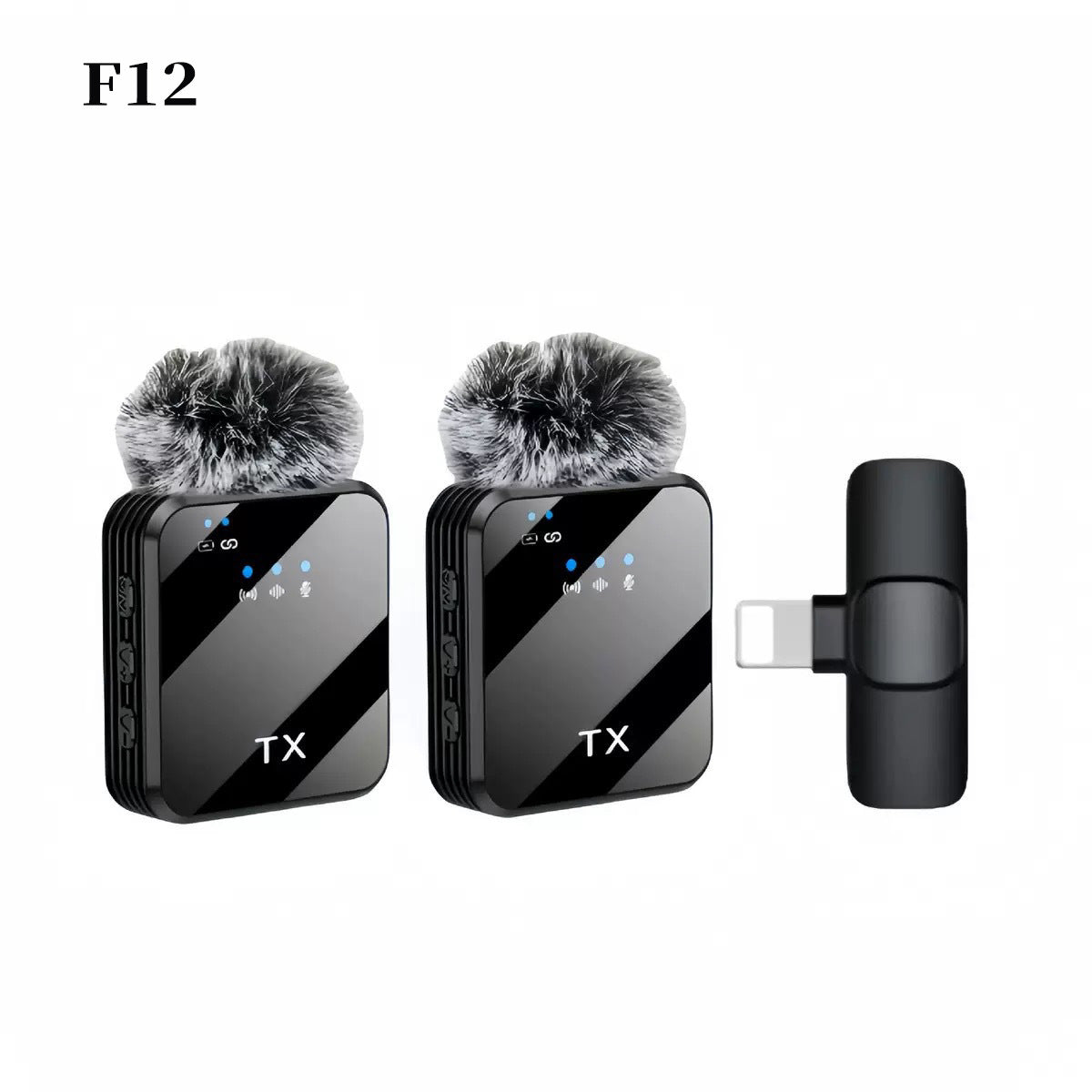 Wireless Bluetooth Microphone – Portable Noise Reduction Mic for Streaming, Recording & Video