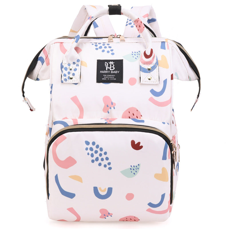 Large Capacity Mommy Diaper Backpack – Waterproof Baby Bag with Insulated Pockets
