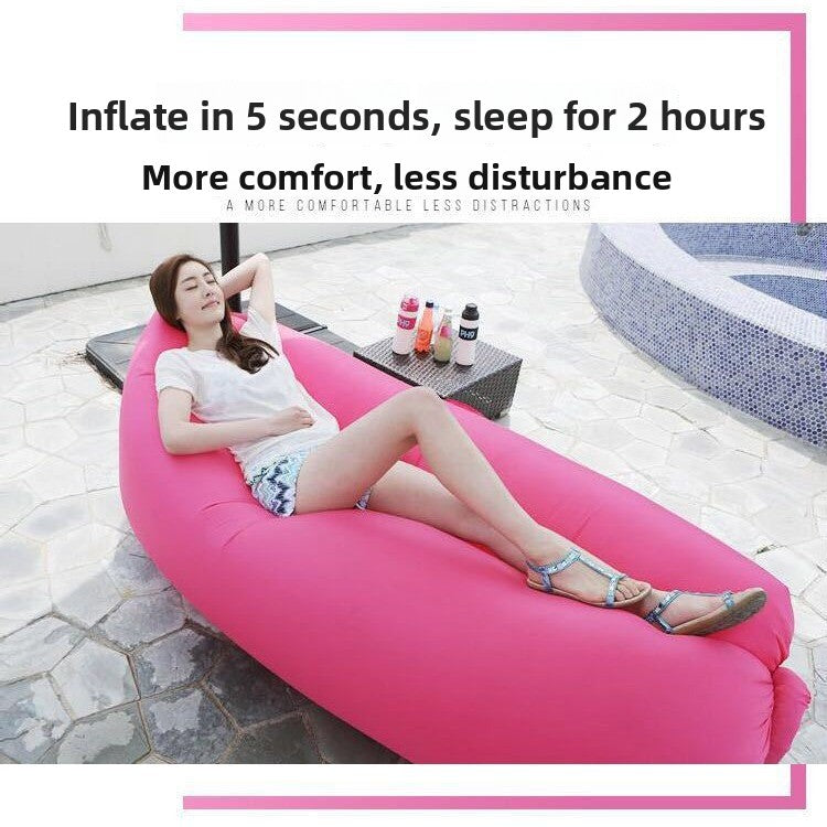 Ultra-Light Inflatable Sofa Bed – Portable Air Lounger Sleeping Bag