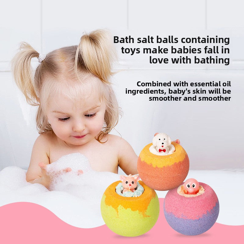 Kids’ Fun Bath Salt Balls – Gentle, Moisturizing & Playful